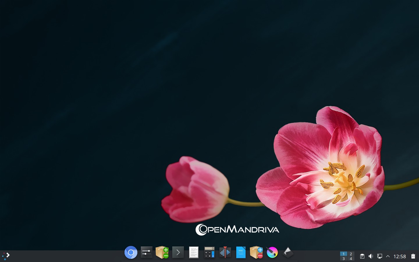 OpenMandriva ROME Desktop with Latte Dock