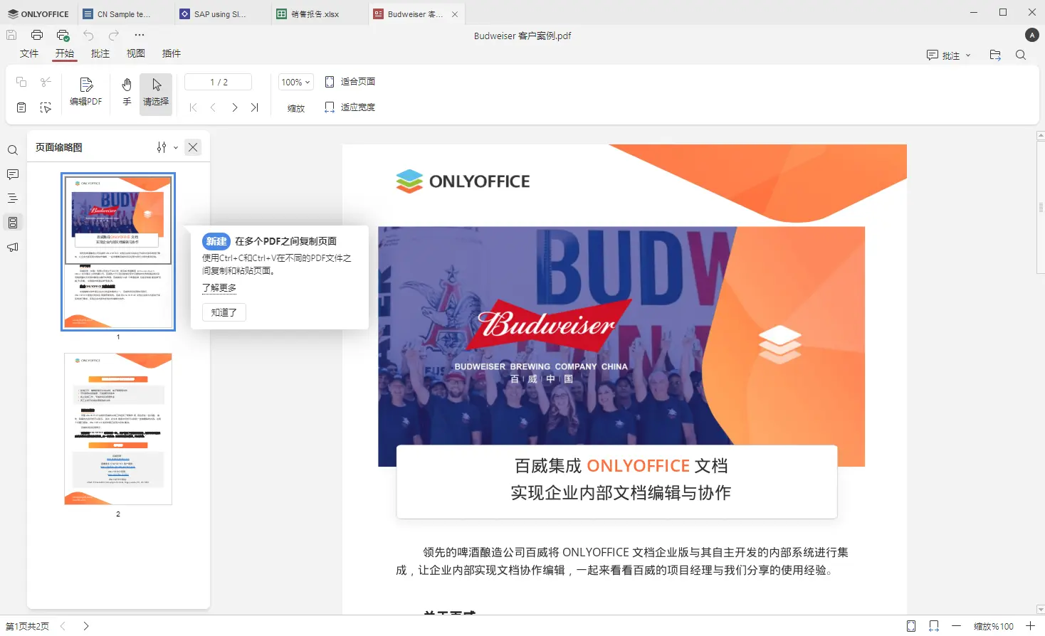 ONLYOFFICE 桌面编辑器 9.0 版本已发布：全新界面与起始窗口、更广泛的文件支持、图表查看器、AI 增强及更多精彩功能